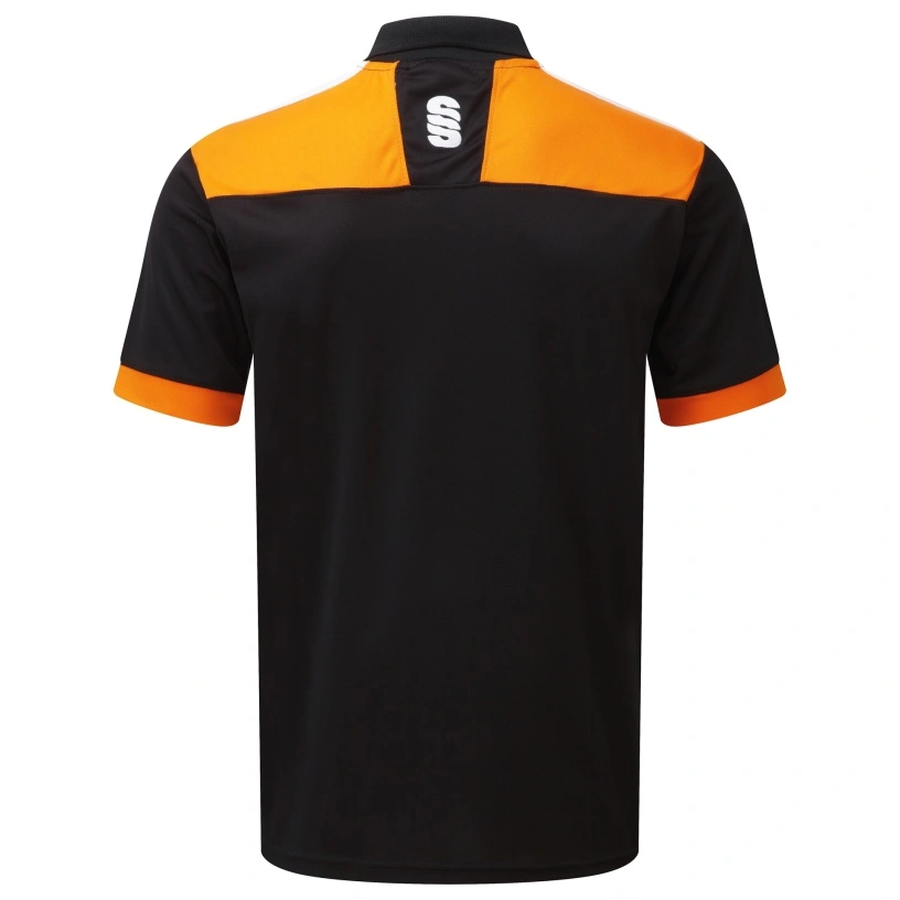 Blade Polo Shirt : Black / Orange / White